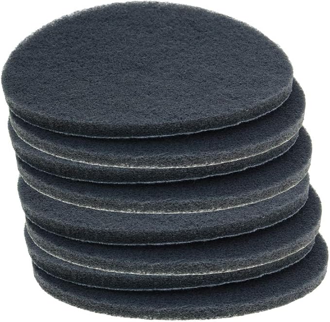 Auniwaig 1000-Grits 7 Inch Scrubber Scouring Pads, Drill Scuffing Disc Hoop and by Auniwaig