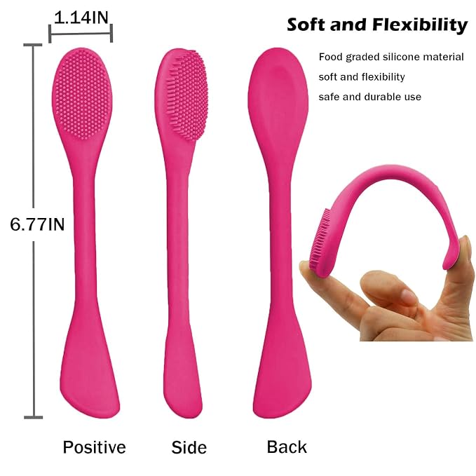 Silicone Facial Cleansing Brush Pores Cleaner, Remove Blackhead, Remove Acne - Image 9