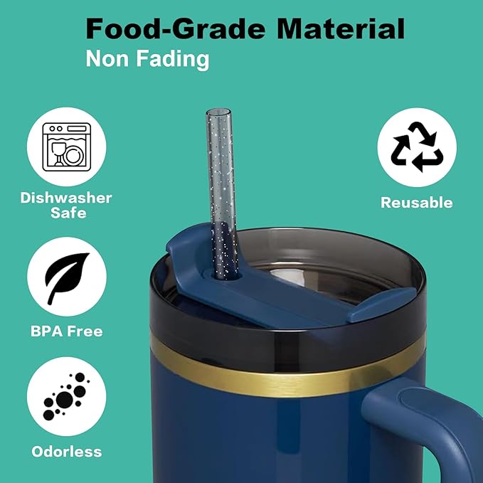 Replacement Straws for Stanley|Owala|Simple Modern 40 oz 30 oz 64 oz Tumbler - Image 5