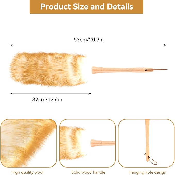 Lambswool Duster, 20.9in Lambs Wool Duster - Image 9