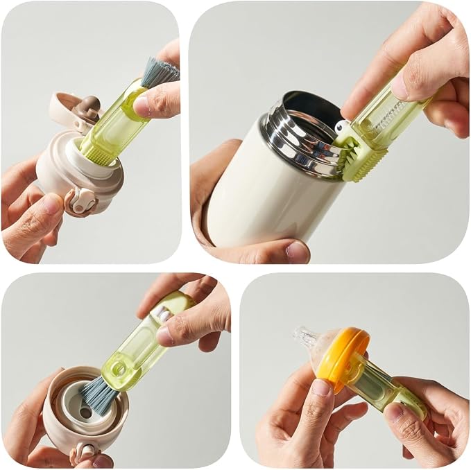 4-in-1 Bottle Cleaning Brush Set, Home Kitchen Crevice Cleaning Tools - Image 2