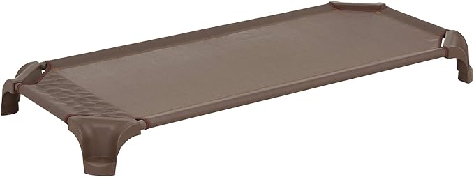 Sprogs Heavy-Duty Stackable Standard Size 52"L Daycare Cots for Kids and Toddlers, Stacking Preschool Classroom Kids Cots for Sleeping, Resting, Naptime, Pack of 12, Natural Colors