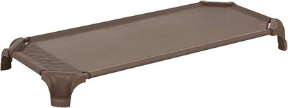 Sprogs Heavy-Duty Stackable Standard Size 52"L Daycare Cots for Kids and Toddlers, Stacking Preschool Classroom Kids Cots for Sleeping, Resting, Naptime, Pack of 12, Natural Colors