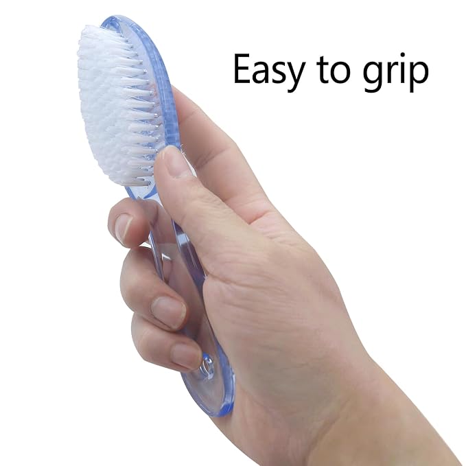 Handle Grip Nail Brush Two Sided Hand Fingernail Cleaning Brush Foot Scrub - Image 7