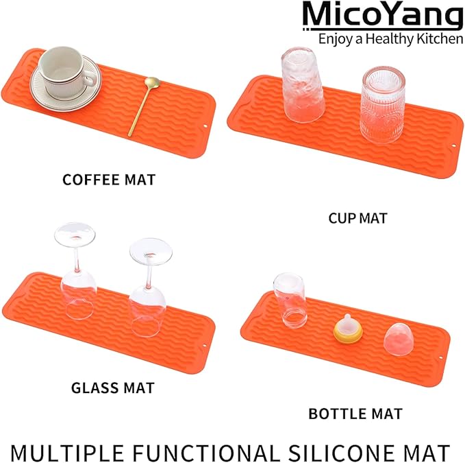 Silicone Dish Drying Mat for Multiple Usage, Easy clean, Eco-friendly, - Image 4
