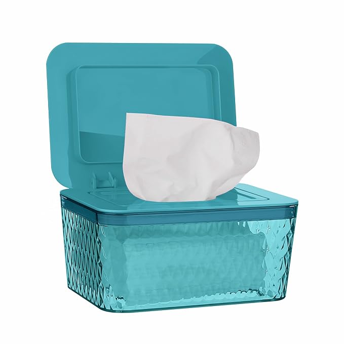 Wipes Dispenser, One-Handed Operation Wipe Holder by Whiidoom