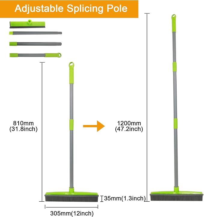 Push Broom Pet Hair Removal Broom - Image 6