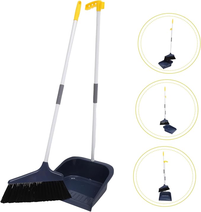 Lurrose Broom and Dustpan Set Broom - Image 3