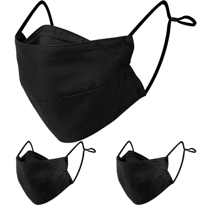 BASE CAMP Reusable Cloth Dust Face Masks 100% Cotton Washable Adjustable by BASECAMP