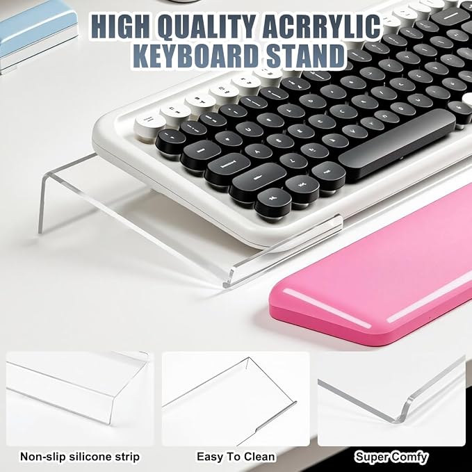 Acrylic Computer Keyboard Stand - Image 6