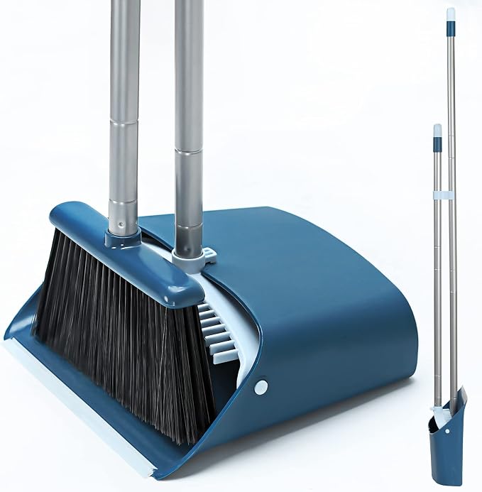 Standing Dustpan and Broom Set by SONCAL