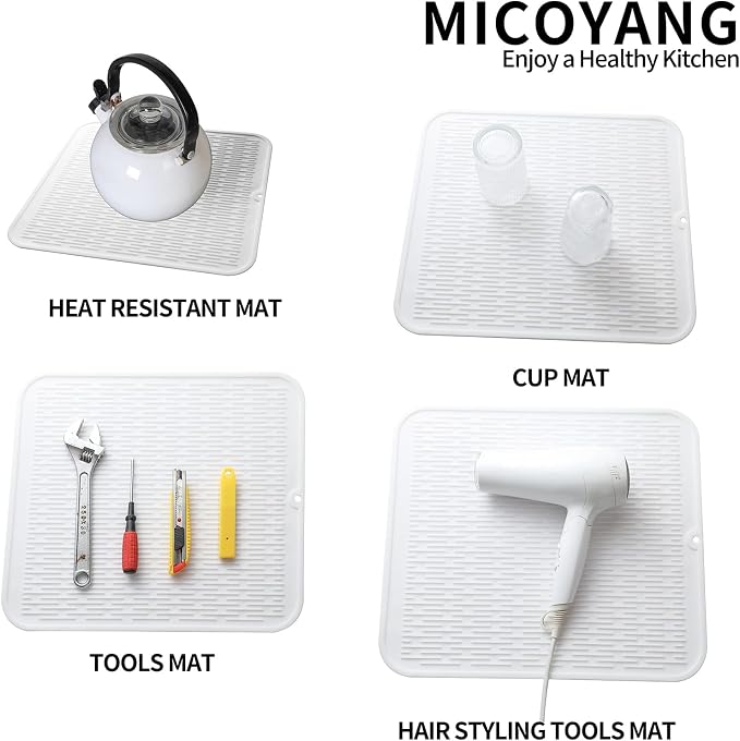 Silicone Dish Drying Mat for Multiple Usage, Easy clean, Eco-friendly, - Image 3
