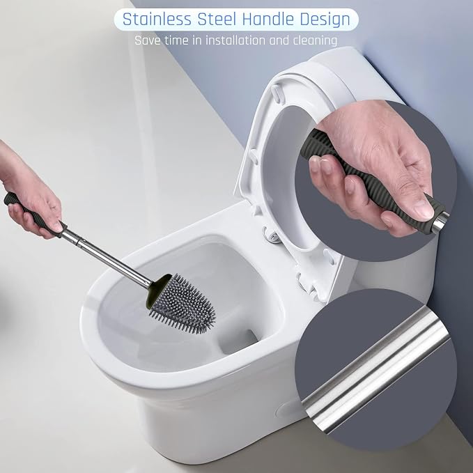 Sellemer Toilet Brush and Holder Set - Image 4