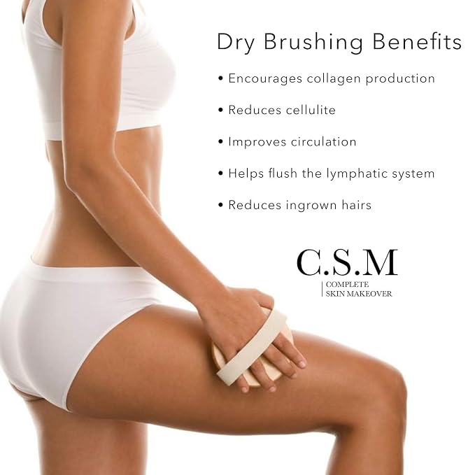 CSM Dry Brushing Body Brush for Lymphatic Drainage - Image 5