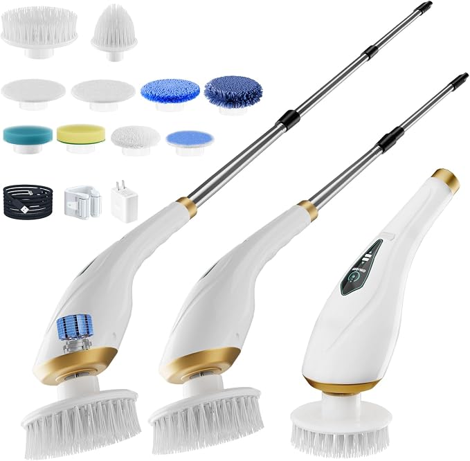 Electric Spin Scrubber Cordless Shower Cleaning Brush by Unknown