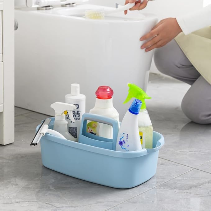 Large Cleaning Supplies Caddy Portable Shower Basket Supply Organizer - Image 3