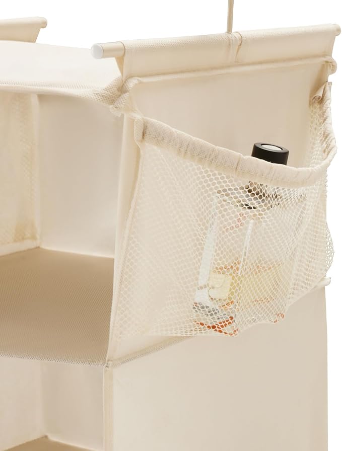 MAX Houser 5 Shelf Hanging Closet Organizer, Space Saver, Cloth Hanging Shelves - Image 8