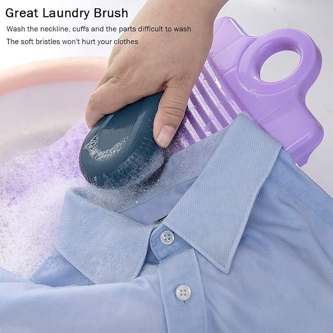 Scrub Brush, Household Laundry Cloth Shoe Cleaning Brushes - Image 4