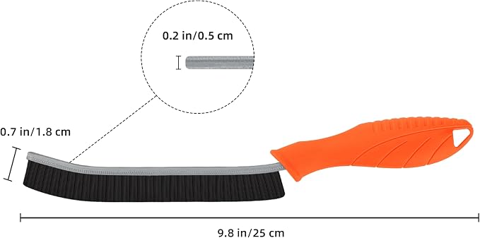 Hard Bristle Crevice Cleaning Brush - Image 7
