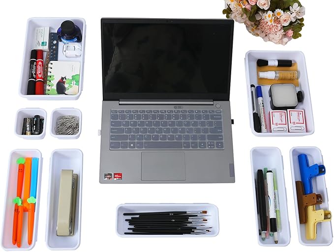 15 PCS Interlocking Desk Drawer Organizer Separator - Image 7