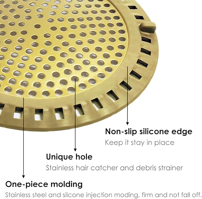 Hair Drain Catcher, Shower Drain Hair Catcher, Shower Drain Strainer, Bathtub - Image 3