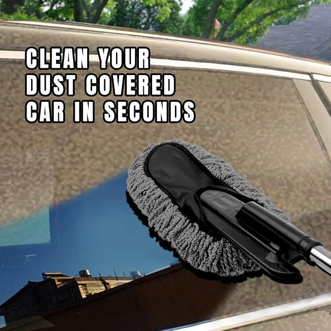 Microfiber Car Duster Exterior Interior Cleaner Cleaning Kit size 15.7 inch - Image 2