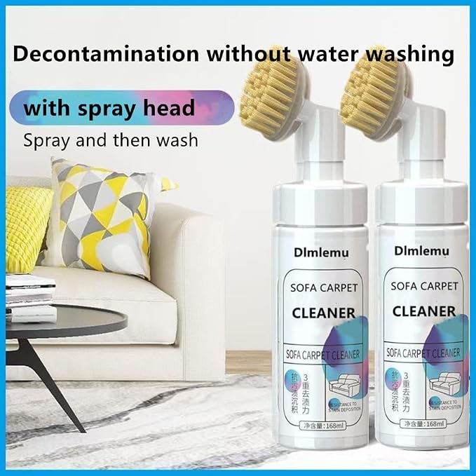 2 Pack Carpet Spot Cleaner, Sofa Spot Stain Remover, Free-wash Fabric Cleaner - Image 5