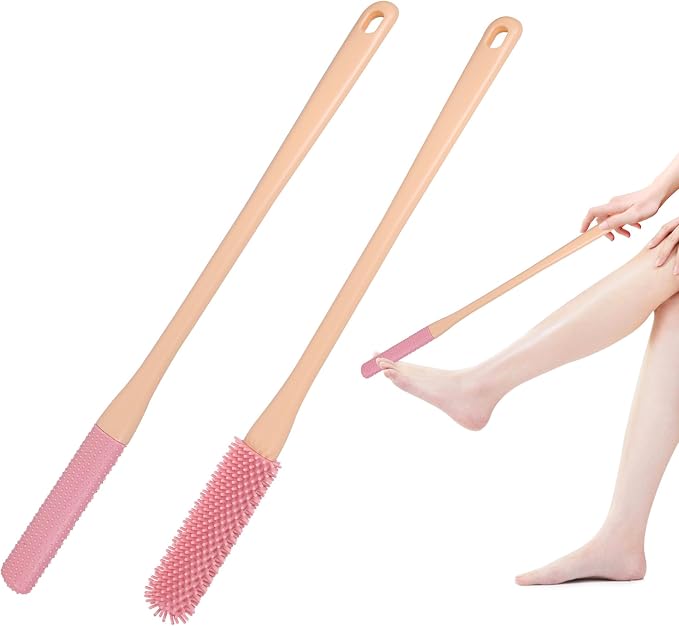 OWIIZI Toe Cleaning Brush 15.7" Foot Scrubber in Shower by OWIIZI