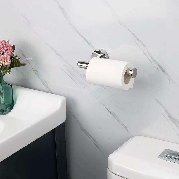 NearMoon Bathroom Toilet Paper Holder, Premium SUS304 Stainless Steel Rustproof - Image 3
