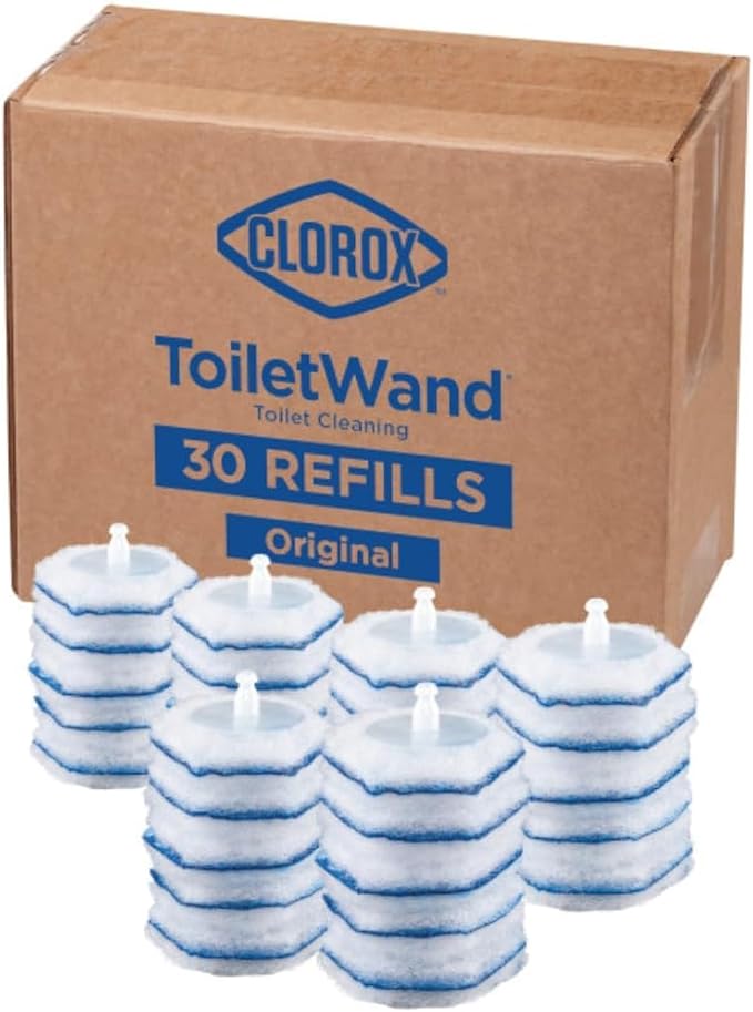 Clorox ToiletWand Disinfecting Refills, Disposable Wand Heads by Clorox