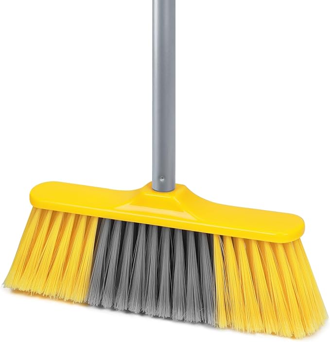 Indoor Broom for Floors 55” Soft Bristle Brooms for Sweeping Indoor/Outdoor to by TreeLen