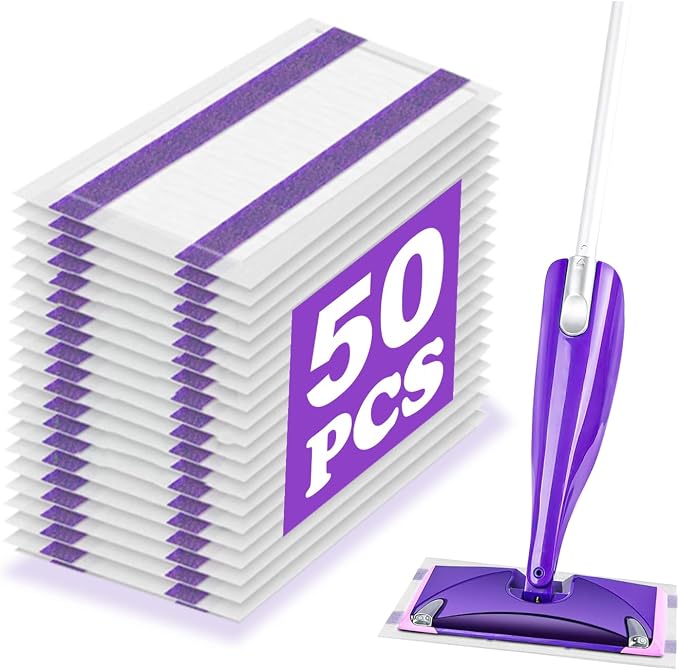 50 Pack Wet Jet Pads Compatible by ShuYuan