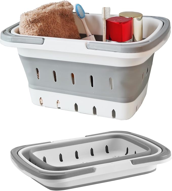 Portable Folding Plastic Bath Caddy by Unknown