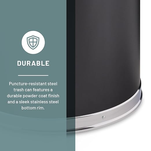 Safco Trash Can, 15 Gallon Garbage Bin - Image 3