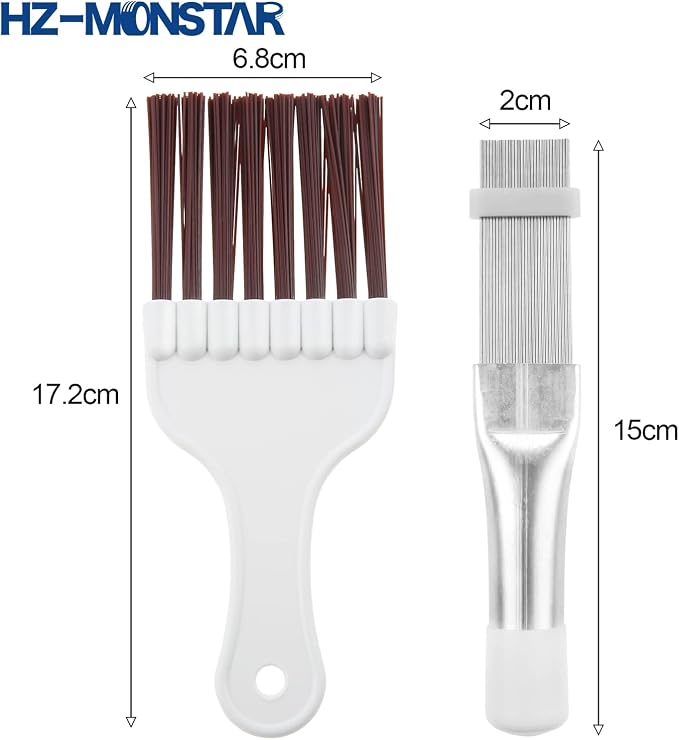 4 Pcs Air Conditioner Condenser Fin Cleaning Brush, Coil Condenser Brush AC Fin - Image 2
