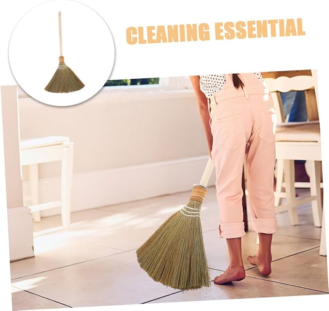0.25kg Traditional Asian Corn Broom Soft Bristles - Image 7