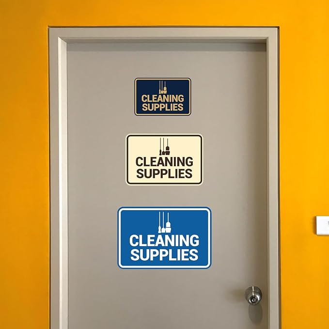 Signs ByLITA Classic Framed Cleaning Supplies Sign - Image 7