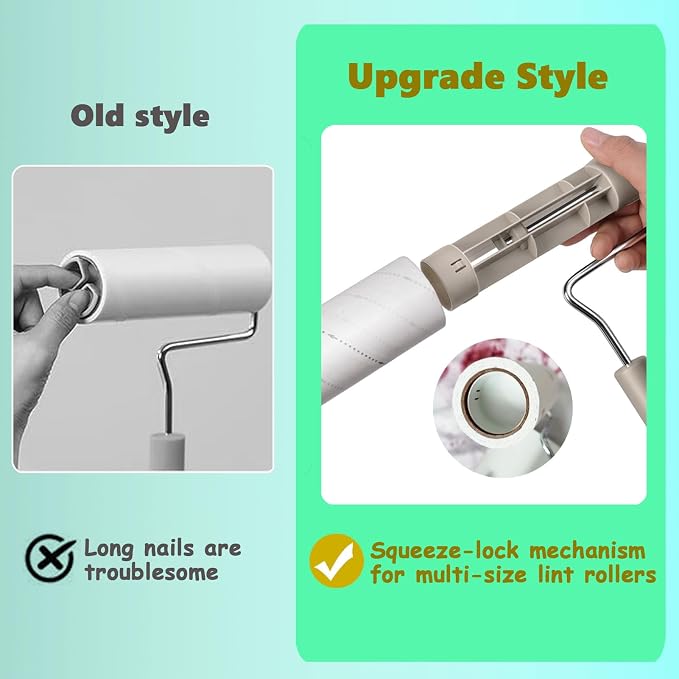Large Lint Rollers for Pet Hair Extra Sticky, Cat Dog Hair Remover Laundry - Image 5