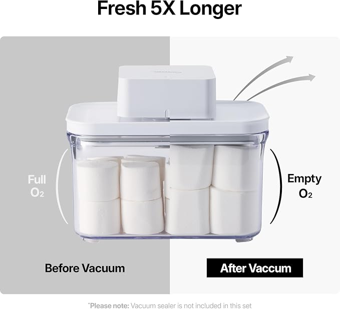 VAKUEN Premium Airtight Food Storage Container. Meal Prep 0.85qt 3pc/Set. 3pcs - Image 4