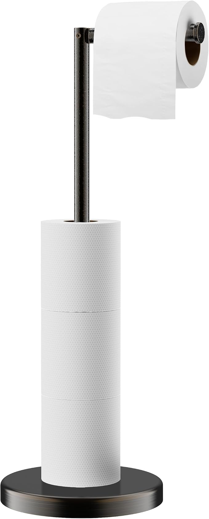 FORIOUS Toilet Paper Holder Stand, Modern Freestanding Tissue Roll Holder by FORIOUS