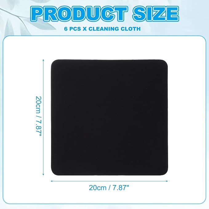PATIKIL Glasses Cleaning Cloth 7.9" x 7.9" - Image 2