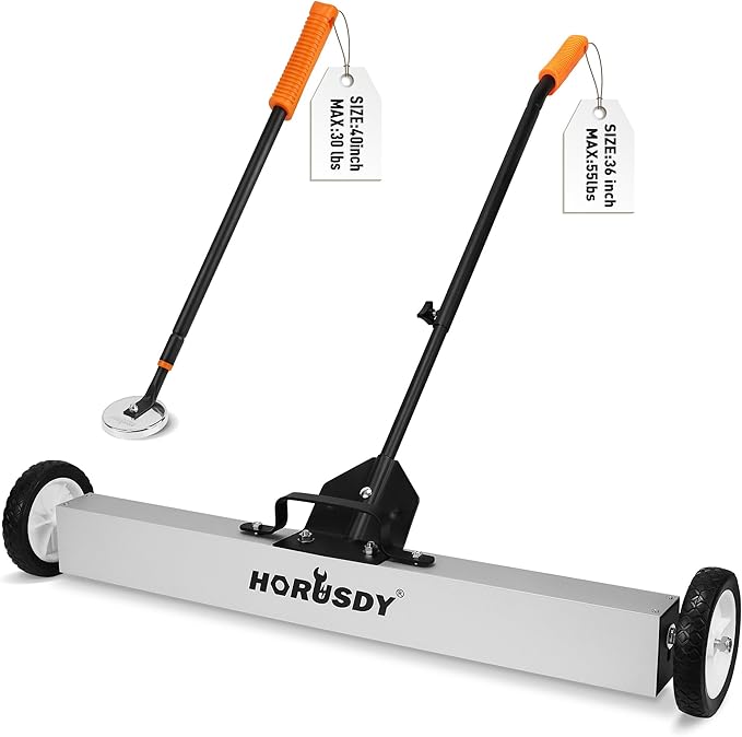 HORUSDY 36-Inch Rolling Magnetic Sweeper by HORUSDY