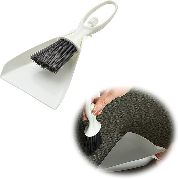 Long Handle Scrub Brushes for Cleaning Shower Small Dustpan Set Mini Design - Image 7