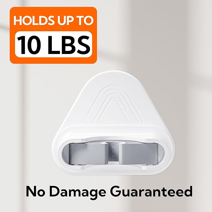 hookay 10lbs Broom and Mop Grippers Wall Hooks, 4 Hangers and 12 Adhesive Strips - Image 4