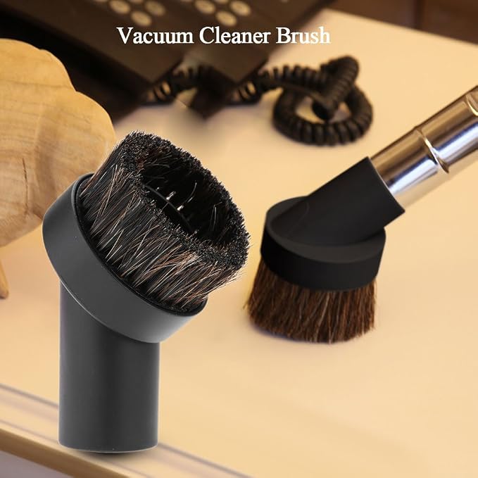 Delaman 32mm Round Dust Brush, 1.25" Small Round Vacuum Cleaner Accessory - Image 3