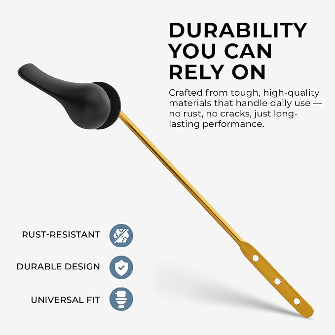 Qualihome Black Toilet Handle - Image 3