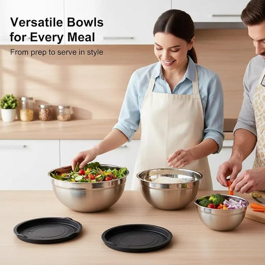 Mixing Bowls with Lids Set of 3 - Image 2