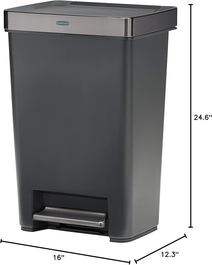 Rubbermaid Premier Series III Step-On Trash Can - Image 7