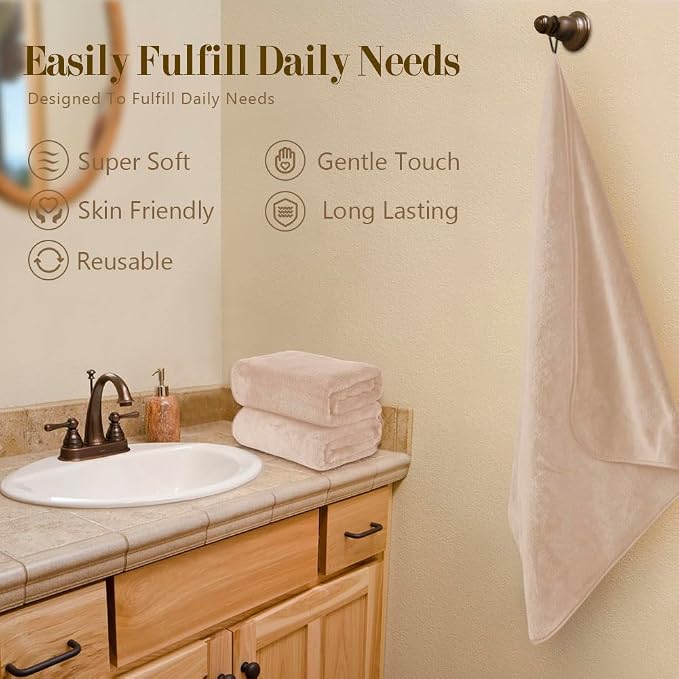 Orighty Microfiber Bath Towels Pack of 4 - Image 3