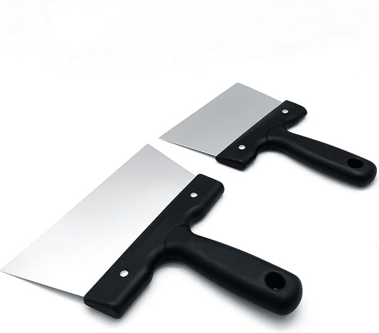 Goldbaking 2PCS Stainless Steel Chocolate Coating Spatulas Large & Small by Goldbaking